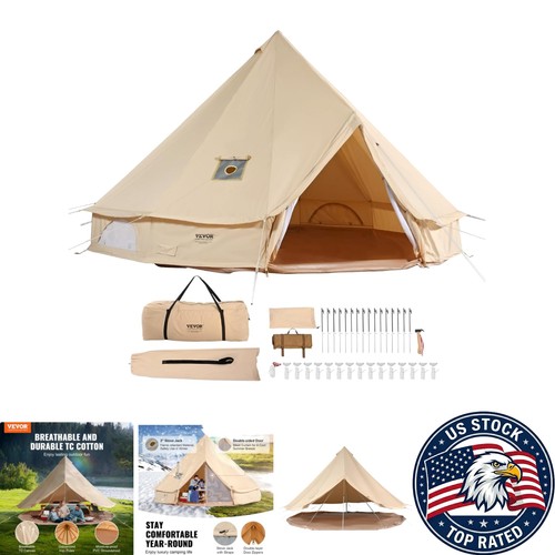 Person breathable yurt tent - 12-person,
